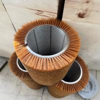Nettoyage à l'intérieur par rotation spriale Anneau intérieur SS Brass Spirale Brosses à bobine