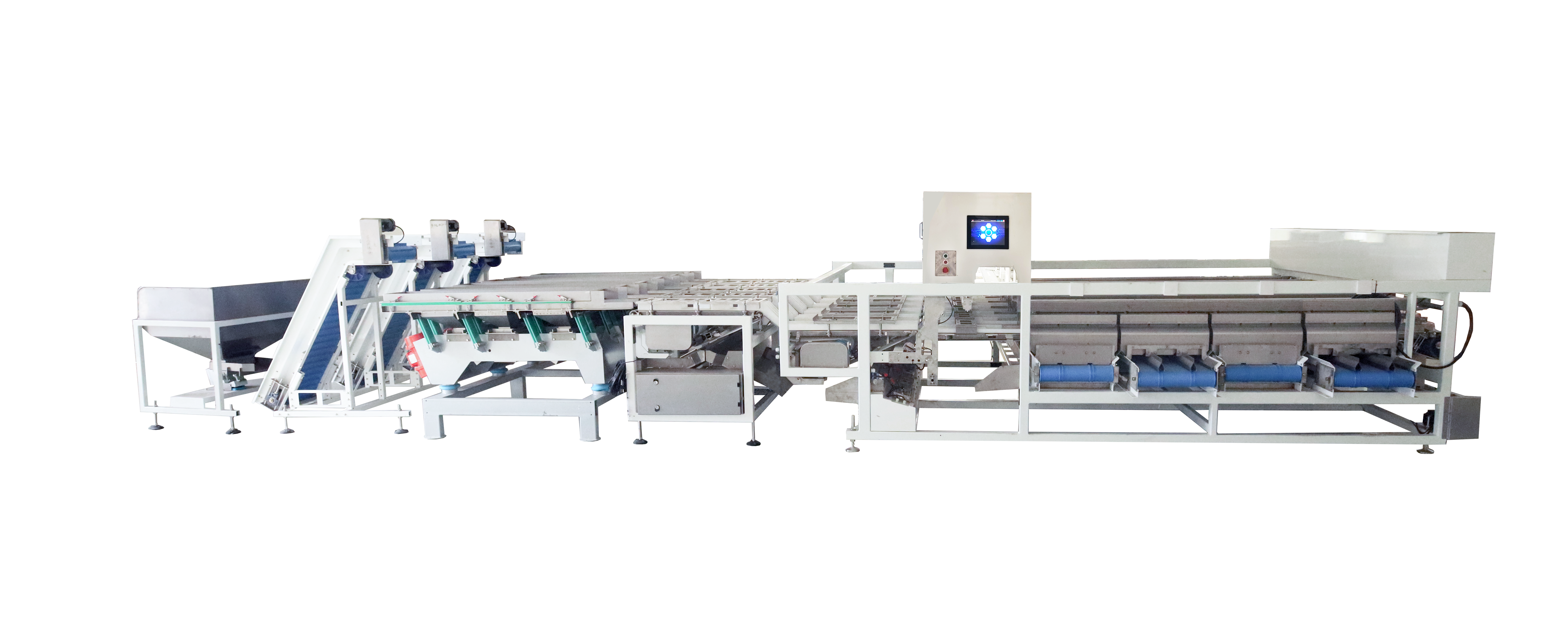 Industrial Grade High Resolution Walnut Kernel Sorting Machine FPGA Image Processor Multi Angle Camera Nut Defect Sorter
