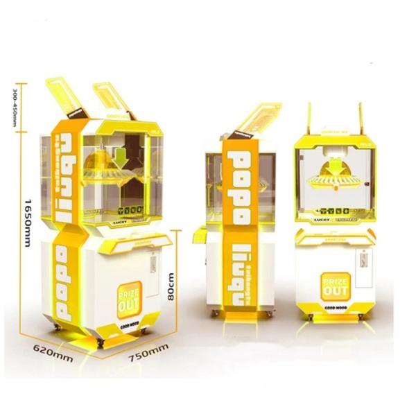 Clamp Vending Arcade Prize Machine 1 Player Mini Claw Crane Machine