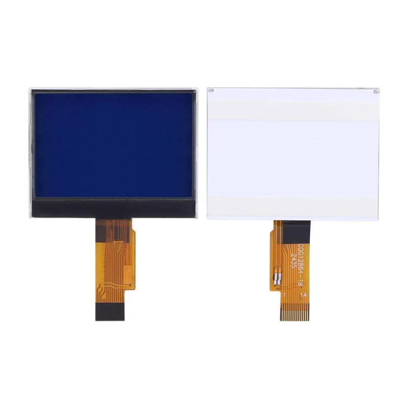 COG12864-18 Blue Film 8Mm Lightweight Small ST7567A COG Matrix Fstn14 PIN 4-Wire SPI
