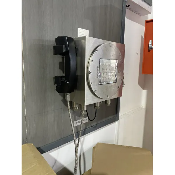 Stainless Steel Enclosure Explosion Proof Telephone with 30W Built-in Amplifier and IP66 Protection Grade