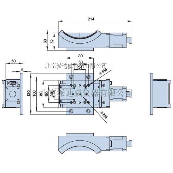 45 угломер моторизованный градусами ставит платформу 80mm×80mm