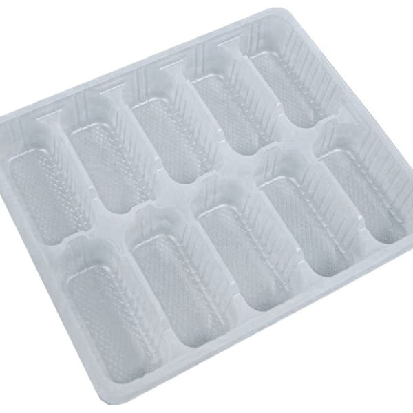 Clear Plastic Disposable Frozen Dumpling Tray PP Various Packaging 20 Packs Plastic Food Packaging Tray