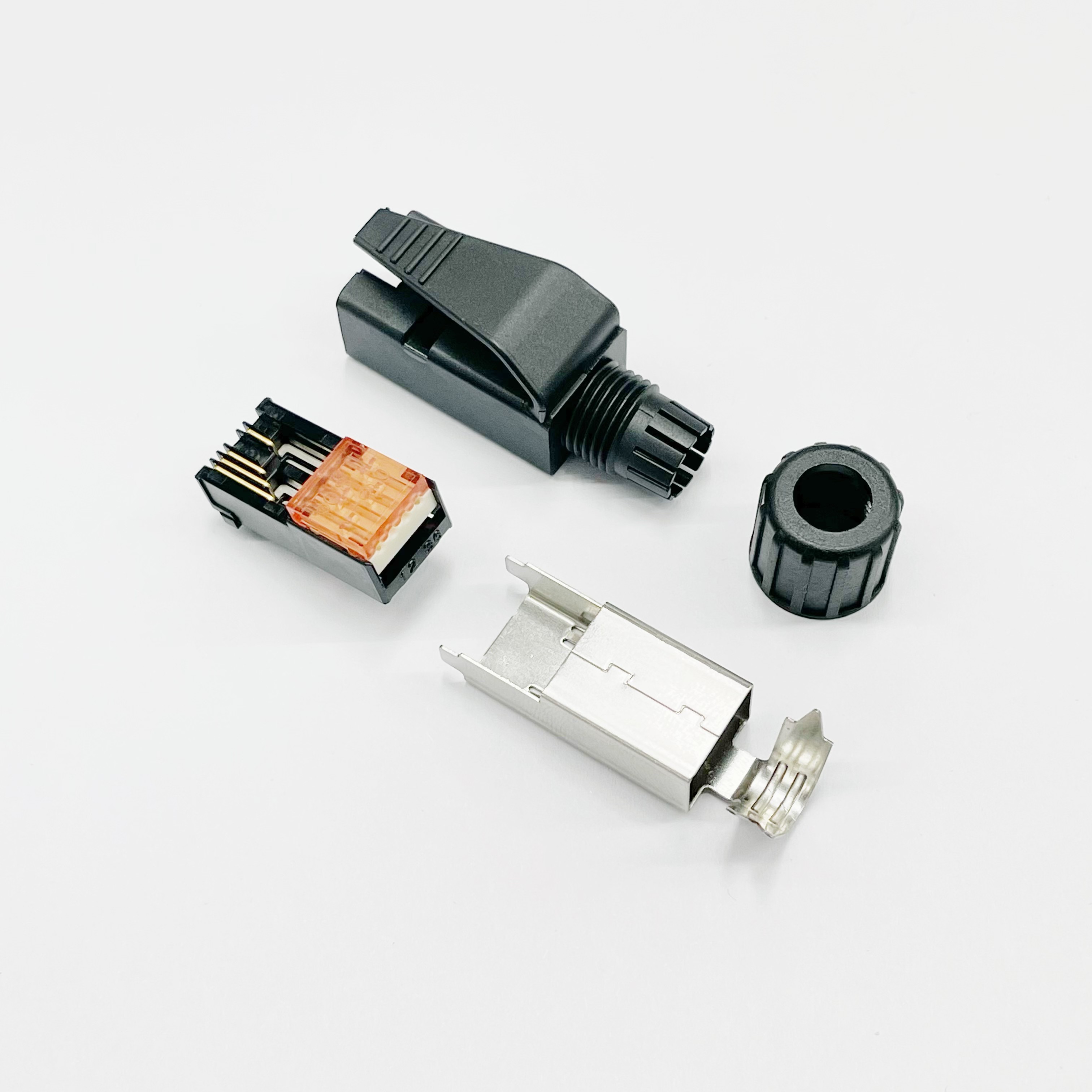 RJ45 Profinet Fast Connector 4pin 8pin Cat Профинет кабель M12 D код CAT5E