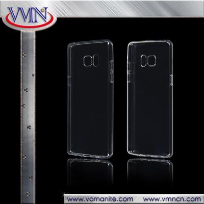 Transparent Clear TPU Gel Cellphone Case Cover For Samsung Galaxy Note 7 back shell