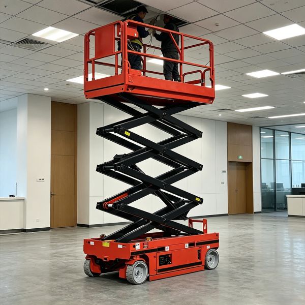 Full Electric Scissor Lift Deep Freeze Cold Chain And Refrigerated Warehouse Transit Vehicle