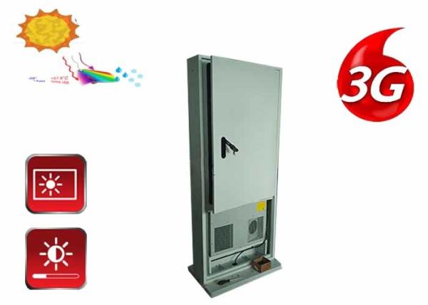 Business Digital Signage Outdoor Displays , Floor Standing LCD Advertising Display