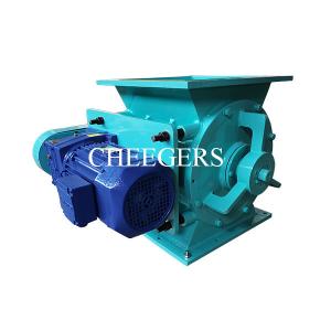 Rice Husks Rotary Discharge Valve 10 Tons/hr Rigid Impeller Feeder