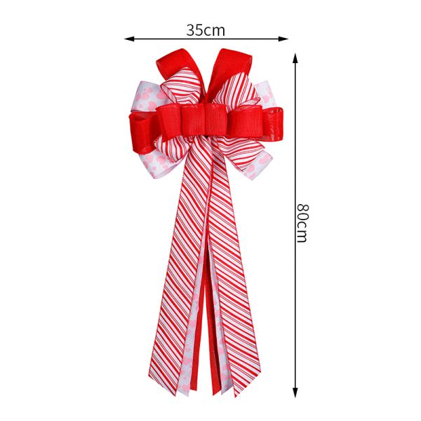 MSD Handmade Valentines Gift Wrap Ribbon Bows in Like picture or Customized Pattern