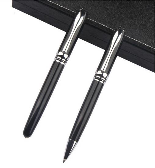 Custom Logo Advertising Roller Metal Cutting Laser Ball Pen