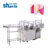 Máquina automática de fabricação de recipientes de tubos de papel com sistema de aquecimento por ultrassom e ar quente