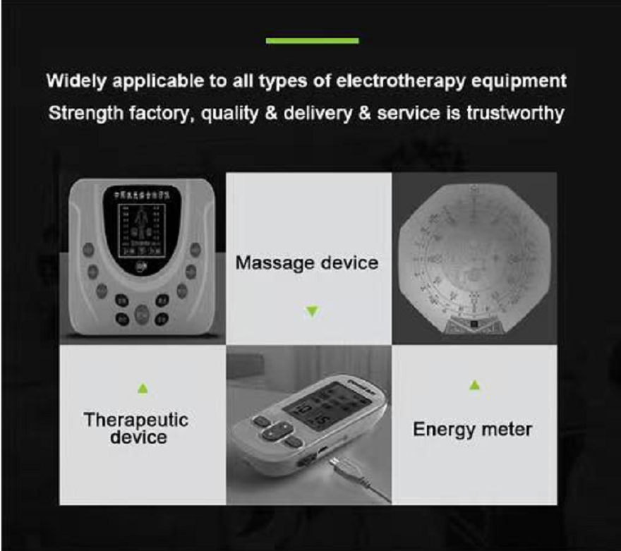 Factory Wholesale Conductive Vibrating Massage Beauty Silver Fiber Thread Gloves Electrotherapy Compatible With TENS/EMS Machine