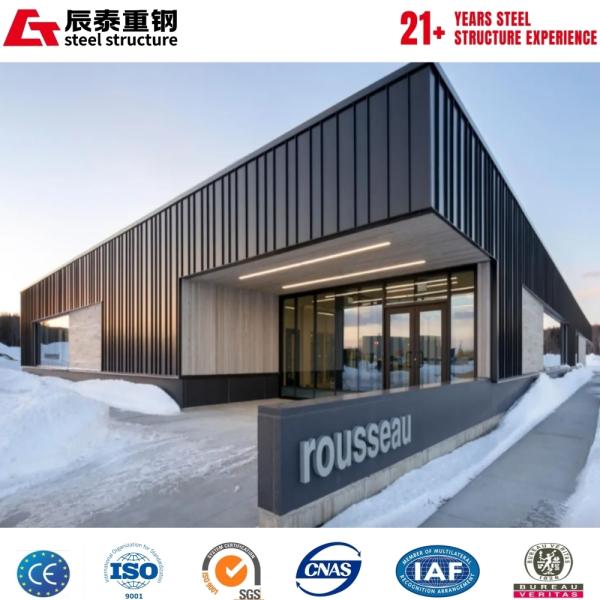 Strong Plasticity In Shape Personalized Customization Steel Structure Car Showroom