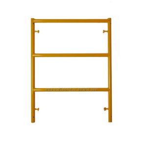 W-Style 3′ X 5' Ladder Style Frame Scaffolding Yellow Pre-Galvanized Q355 Steel