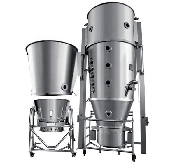 Pharmaceutical Foodstuff Fluid Bed Granulator Dryer 50Hz 220L