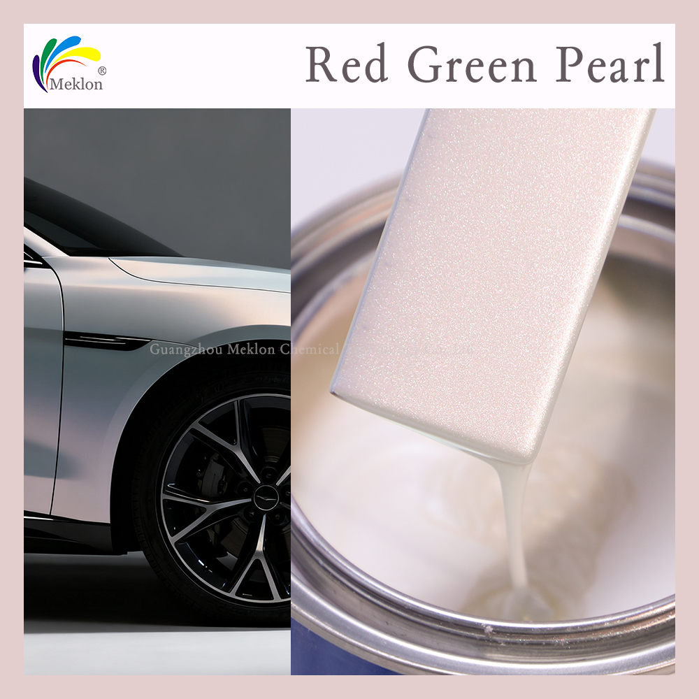 X07 Red Green Chameleon Pearl 1K Single Component Colorant, Multi-Angle Color Shift, UV & Weather Resistant Auto Refinish Paint, Matched with Supporting Thinner, Hardener and Clear Coat

