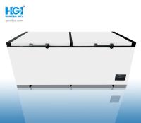 Grand modèle commercial du congélateur 1100L de coffre de porte à deux battants de capacité : BD/Because-1100