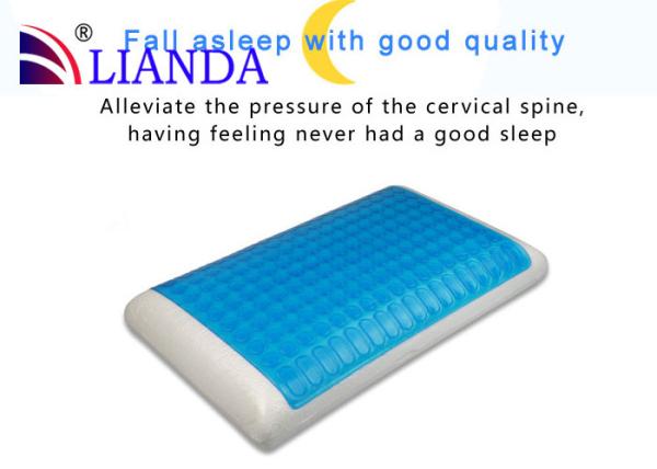 Fire Retardant Memory Foam Hydraluxe Cooling GelPillow Microfiber Fabric Outer Cover