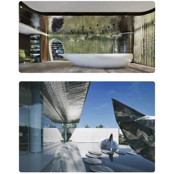 тисненый лист зеркала декоративные 316 панели 304 металла 1000mm супер