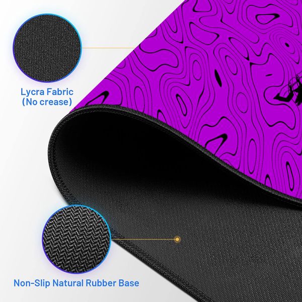 Gaming Custom Logo Waterproof Office Mouse Pad and Laptop Desk Mat in Irregular Shape