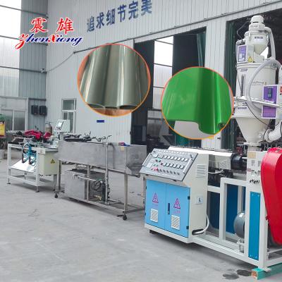 PVC Single Screw Profile Production Line Slow Pvc Profile Extruder Machine