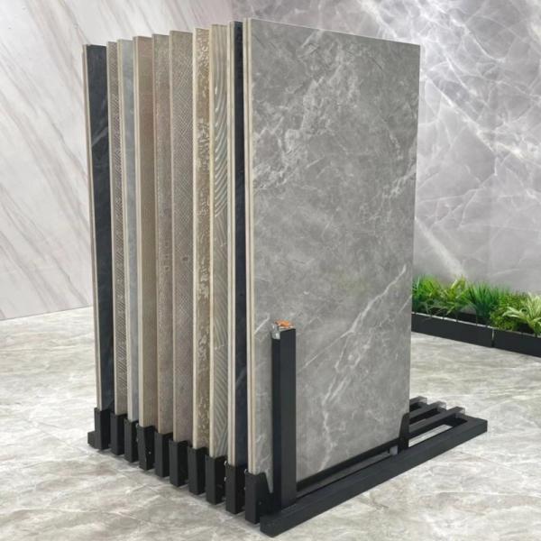 600x1200mm Slab Tile Display Stand  Pulling Out Granite Marble Stone Sample Display Rack