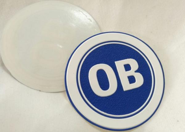 Personalized 3D Rubber Patches For Clothes / Hat Eco - Friendly