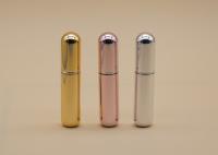 Argent lumineux de rose d'or de couleur de parfum de soin personnel en métal en verre rechargeable de bouteille
