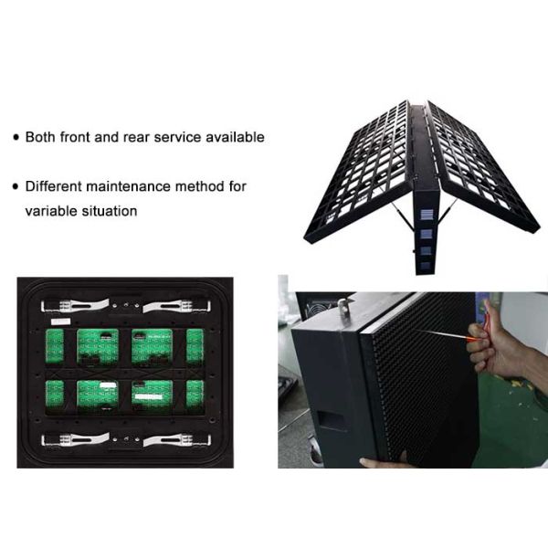1000x1000mm Outdoor Fixed LED Display Screen IP65 LED Sign Board Novastar Control System