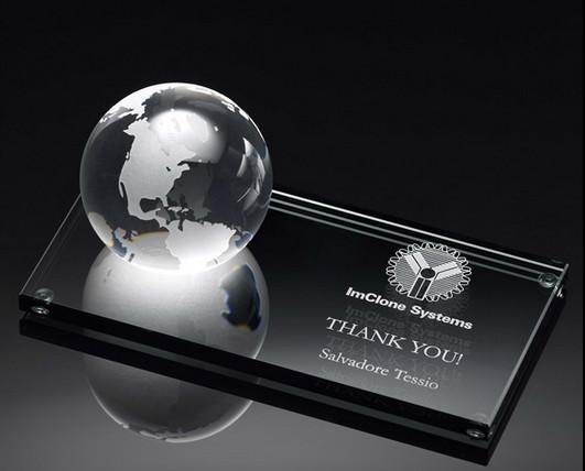 globe award/crystal globe award/globe trophy/crystal globe trophy/acrylic globe award