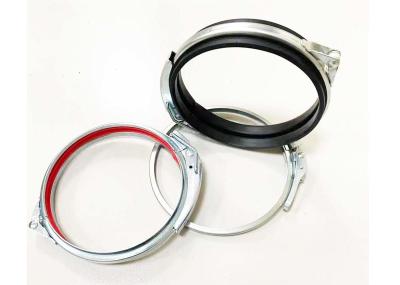 Liberação rápida galvanizada 160mm personalizada de braçadeira de tubulação do aço com o fechamento mecânico do punho