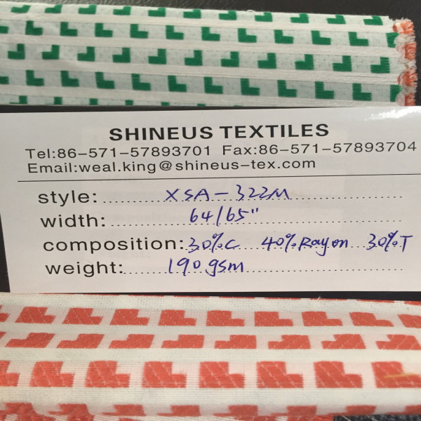 polyester/rayon fabric