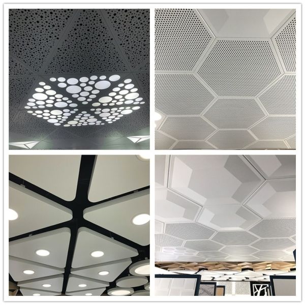 Aluminum Triangular Clip-In Ceiling For Convention Center Wall Decoration