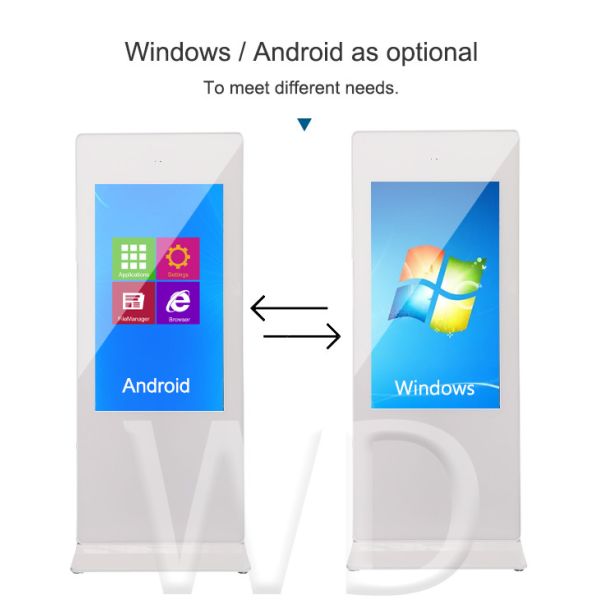 RK 3288 Touching TFT LCD Digital Menu Display Screens With Camera