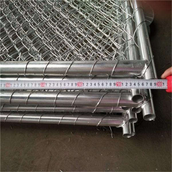 chain link temporary construction fence panels 6FT X 10F Mesh 2 3/8  x 2 3/8 ( 60mm x 60mm ) x 12 gauge wire