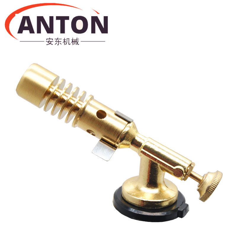 733 Brass Welding Torch Piezo Ignition Adjustable Flame Control For Brazing Soldering
