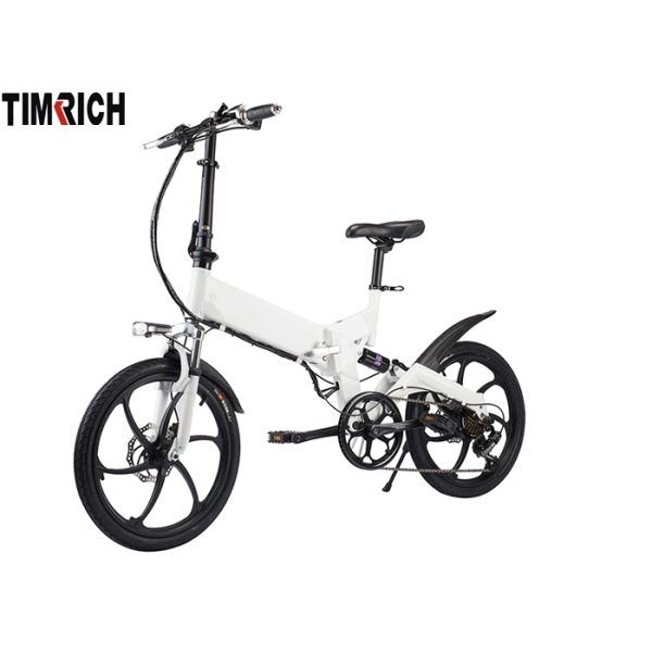 TM-KV-2001   20 Inch Pedal Assist Electric Bike , Electric Push Bike Max Load 200KG With Front LED Light