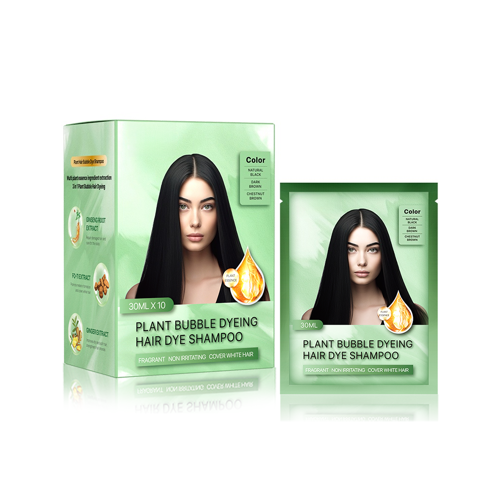 Wholesale OEM Colorful Bubble Hair Dye Shampoo Gentle Non-Irritating