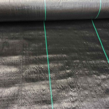 90gsm Black / White Weed Control Fabric Keep The Soil Moisture Available