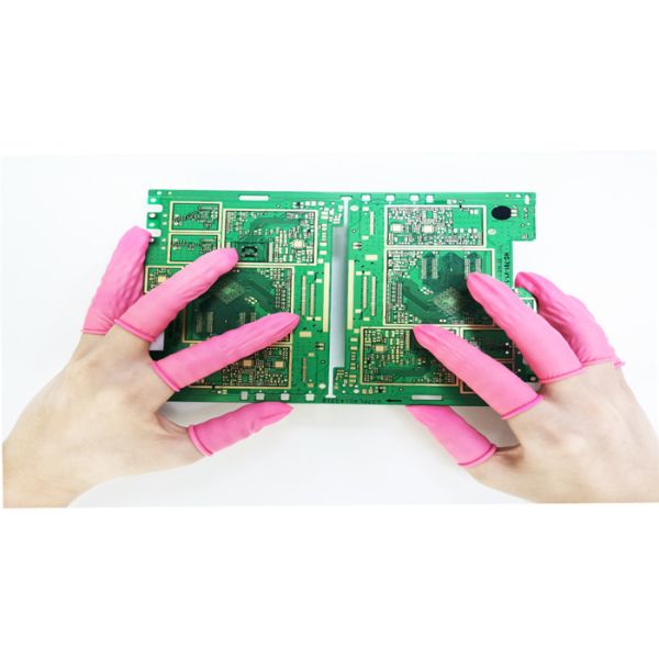 Цвет анти- статических кроваток пальца ESD латекса пыли свободных от резиновых Multi