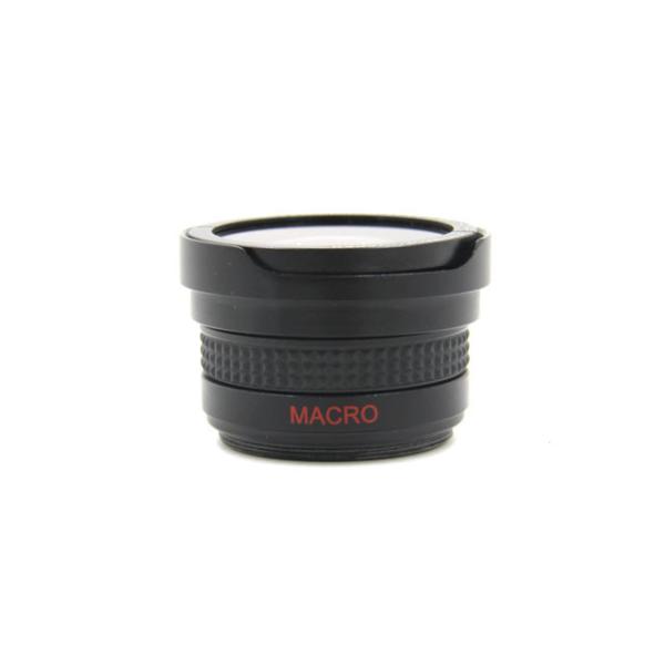 37mm 0.42X Cell Phone Fisheye Lens Attached Lens Aluminum Alloy Optical Lens