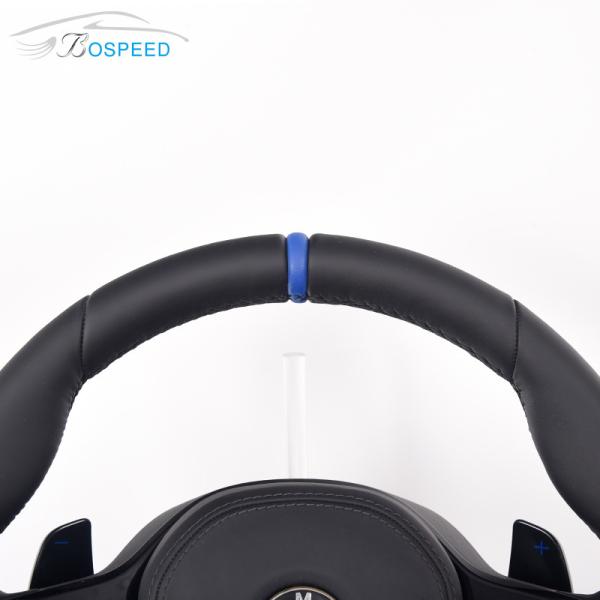 3.5KG BMW Full Leather Car Steering Wheel Black Toray Carbon Fiber Twill