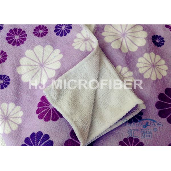 Выдвиженческое напечатанное полотенце одежды Washcloth Microfiber, ткани чистки окна