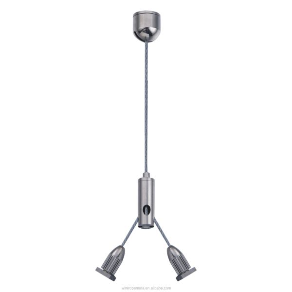 Stainless Steel Wire Rope Clip Suspension Kit for LED Lighting