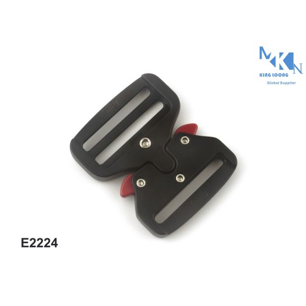 39mm Inner Size Black Electrophoresis Tactical Cobra Belt Buckle For Police