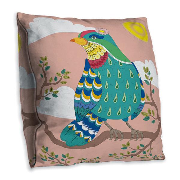 Square Thin Chair Cushions , Printed No Fading Chair Seat Pads 500 - 1100G