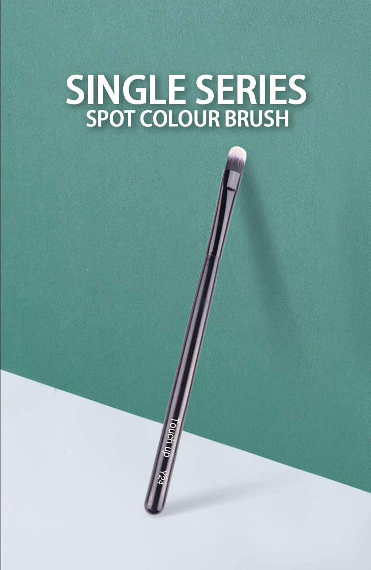 Classic black-and-white nylon hair eyeshadow brush, OEM/ODM Services Available-Product Code: Y24
