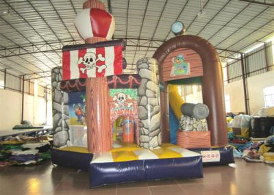 Commercial Pirate Ship Bounce House , Indoor Playground Pirate Ship Bouncer 5 X 6m