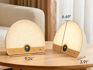 2700K 4000K 6000K Light Therapy Alarm Dimmable Wake Up Light Clocks
