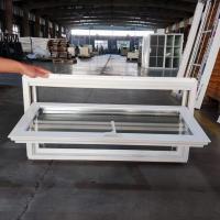 Ventana de trampolín de UPVC personalizada para la ventilación del sótano del inodoro